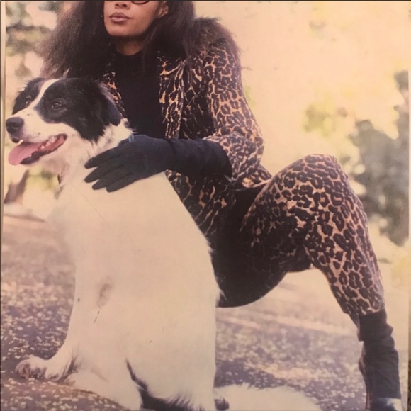 Vintage Todd Oldham High Waist Jeans size 7 Leopard NWT - Picture 1 of 5